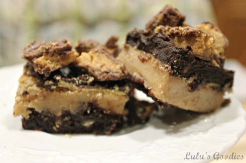 Peanut Butter Cup Cheesecake Brownies