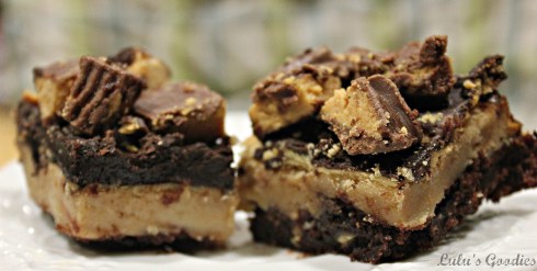 Peanut BUtter Cup Cheesecake Brownies