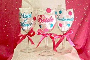 Bridal Party Wine Glasses