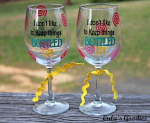 I don't like to keep thing bottled up